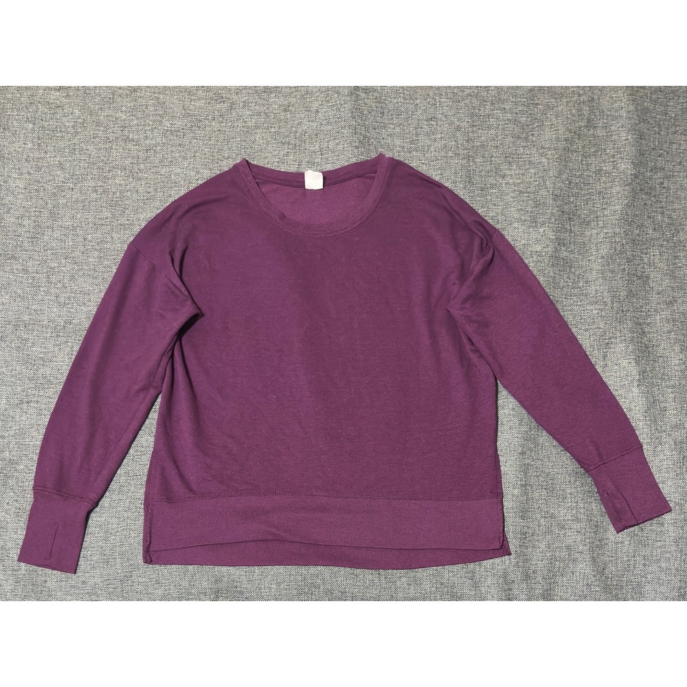 Avia Girls Large (12-14) Sweatshirt Purple Long Sleeve Pullover AV32100028373